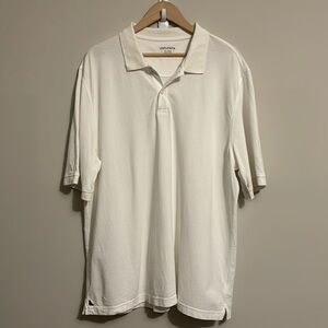 Men’s UNTUCKit White Polo Shirt XXL
